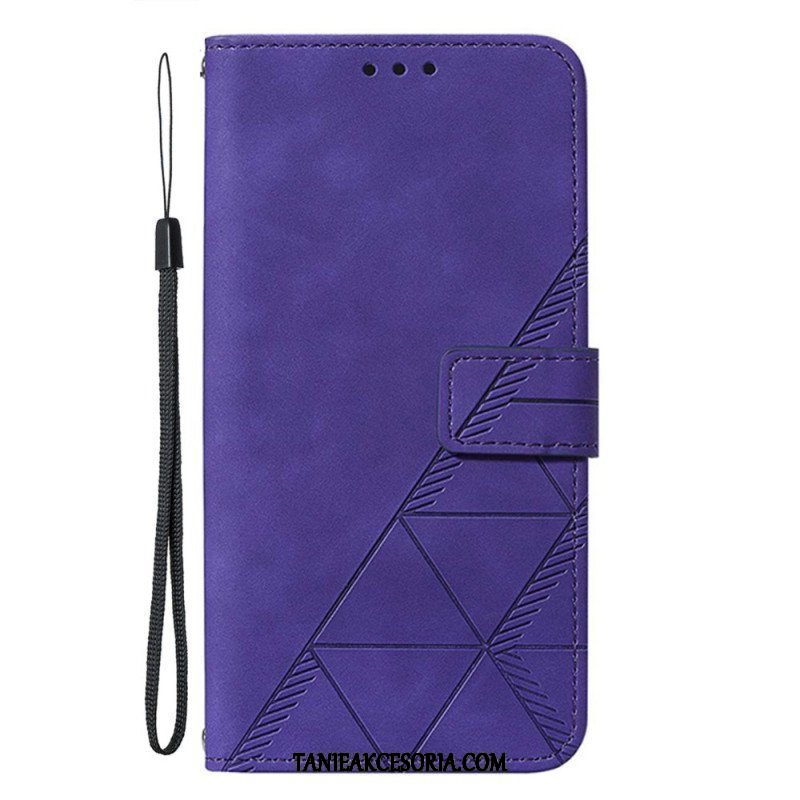 Obudowa Etui Na Telefon do Samsung Galaxy A13 Wzór Z Paskiem