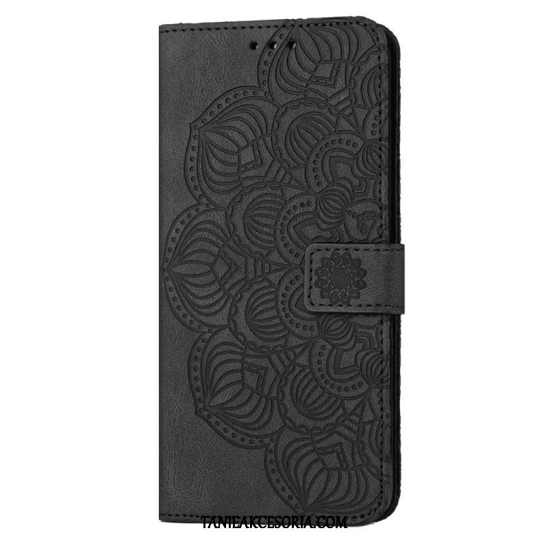 Obudowa Etui Na Telefon do Samsung Galaxy S23 5G z Łańcuch Paskowata Mandala