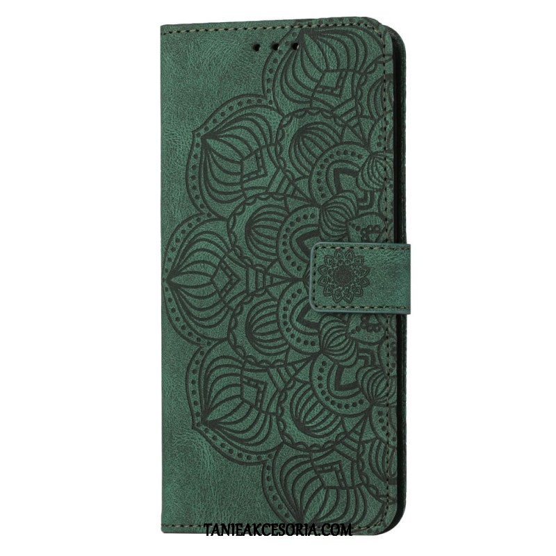 Obudowa Etui Na Telefon do Samsung Galaxy S23 5G z Łańcuch Paskowata Mandala