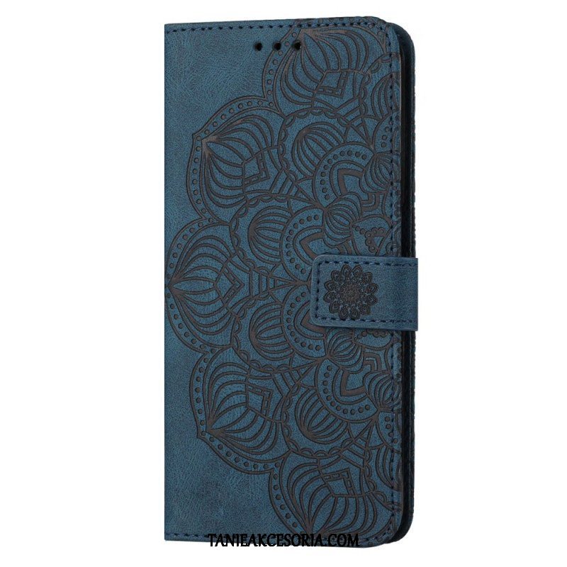 Obudowa Etui Na Telefon do Samsung Galaxy S23 5G z Łańcuch Paskowata Mandala