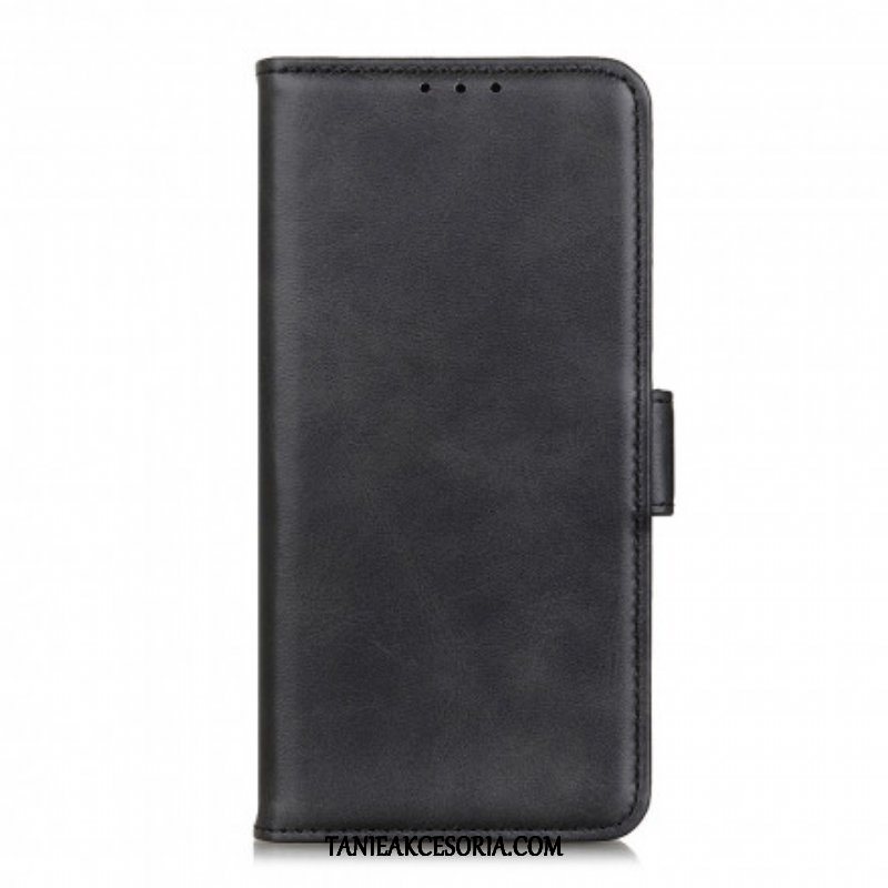 Skórzany Futerał do Xiaomi Redmi Note 10 / 10S Etui Folio Podwójna Klapa