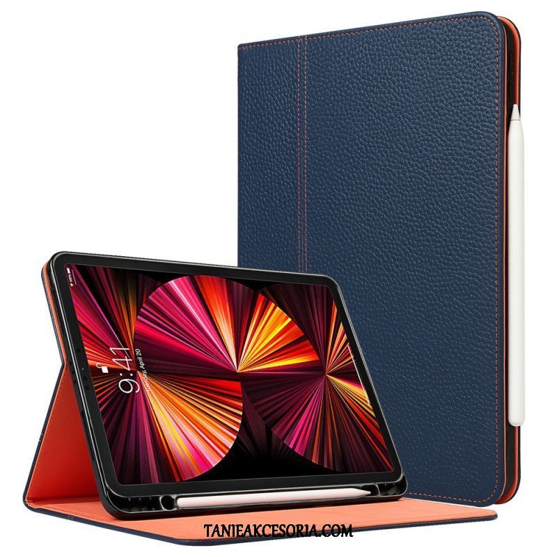 Case do iPad Pro 11" (2022) Prawdziwa Skóra Litchi