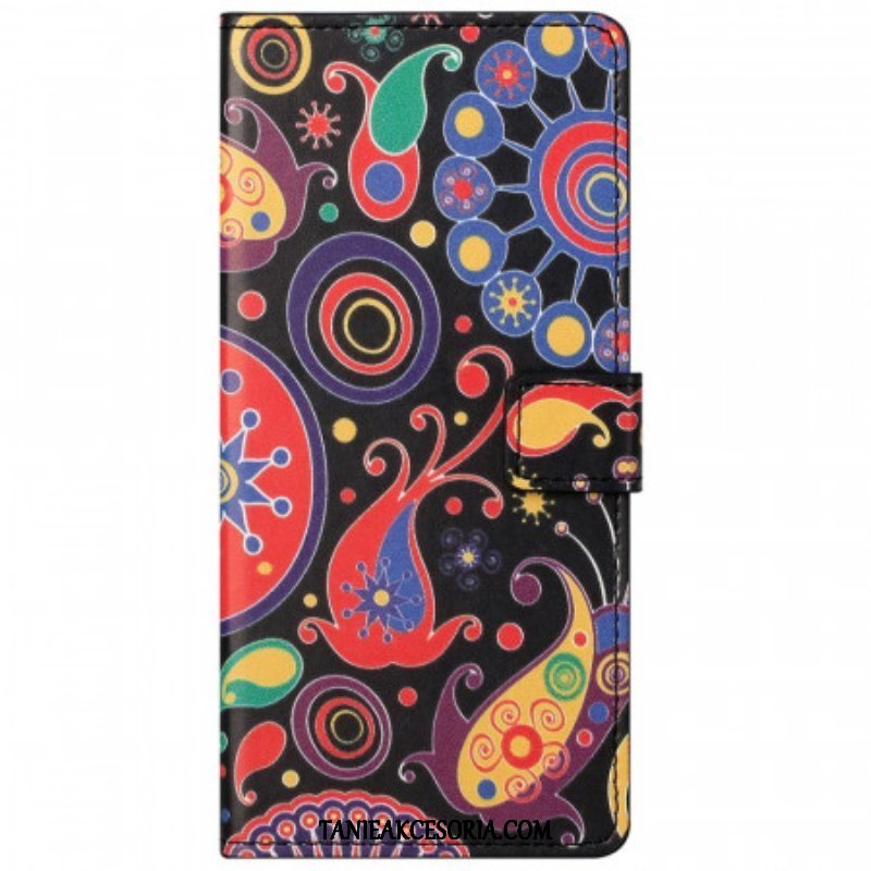 Etui Folio do Google Pixel 6A Wzór Galaktyki