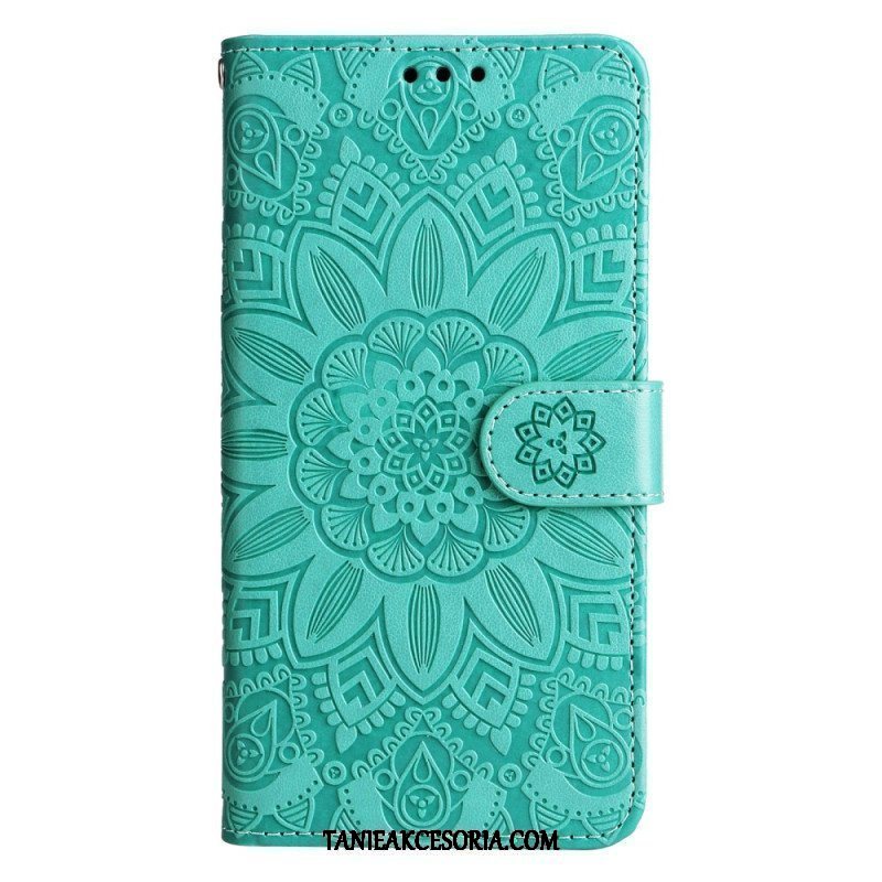 Etui Folio do Honor 90 Lite z Łańcuch Mandala Z Paskiem