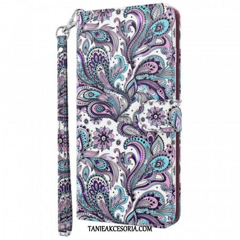 Etui Folio do Moto E40 / E30 / E20 Paisley