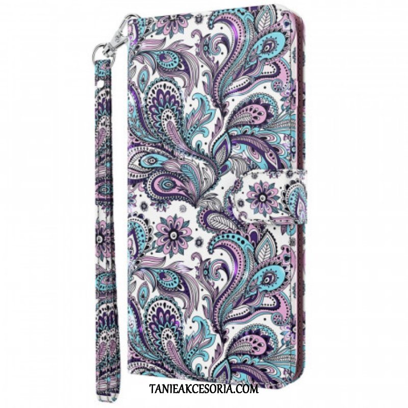 Etui Folio do Moto G51 5G Paisley