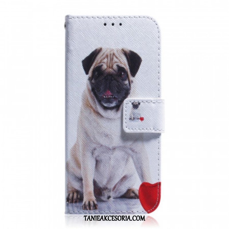 Etui Folio do OnePlus Nord CE 2 5G Zmiękczony Mops