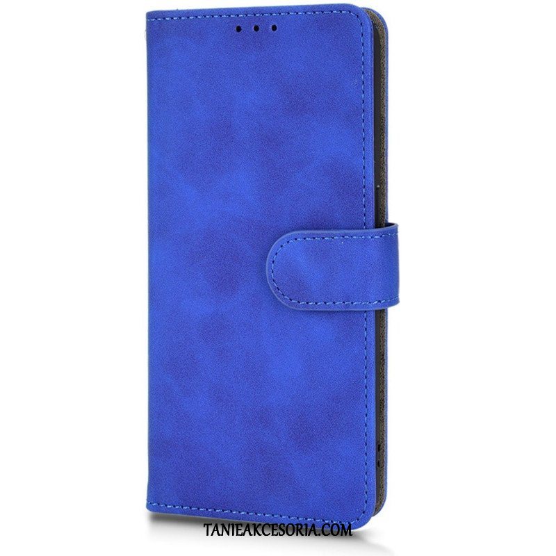 Etui Folio do Oppo Reno 7 z Łańcuch Paski W Dotyku