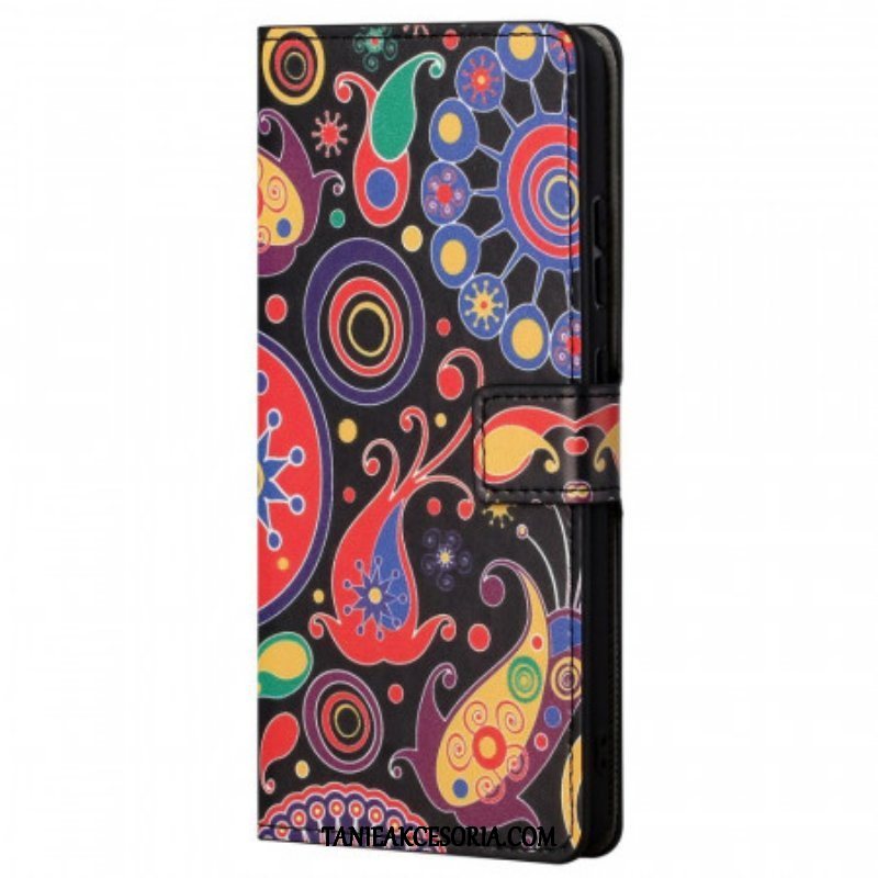 Etui Folio do Poco M4 Pro 5G Projekt Galaktyki