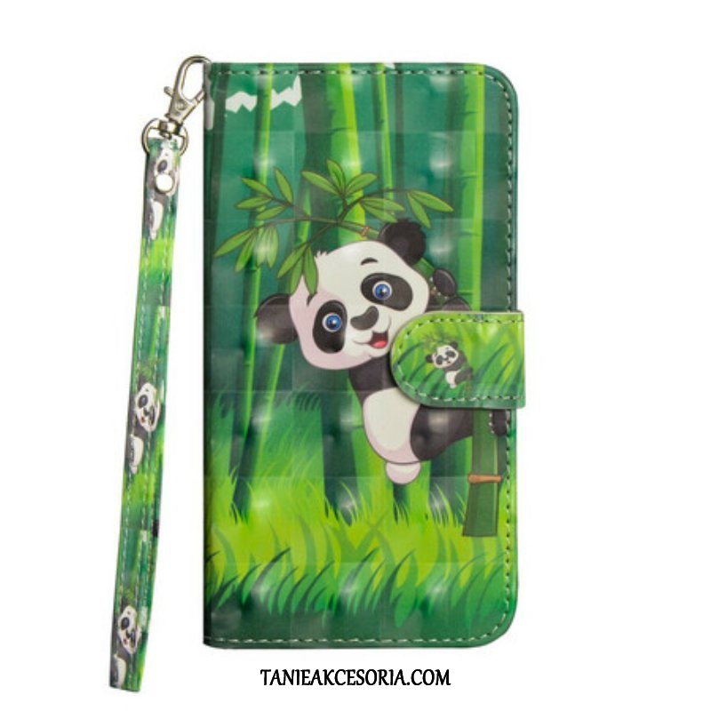 Etui Folio do Realme C11 Panda I Bambus