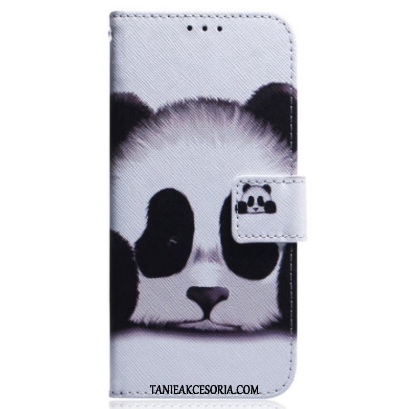 Etui Folio do Realme GT Neo 3 Smutna Panda