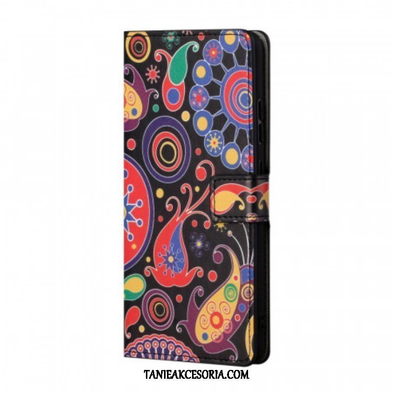 Etui Folio do Samsung Galaxy A13 5G / A04s Rysunki Galaktyk