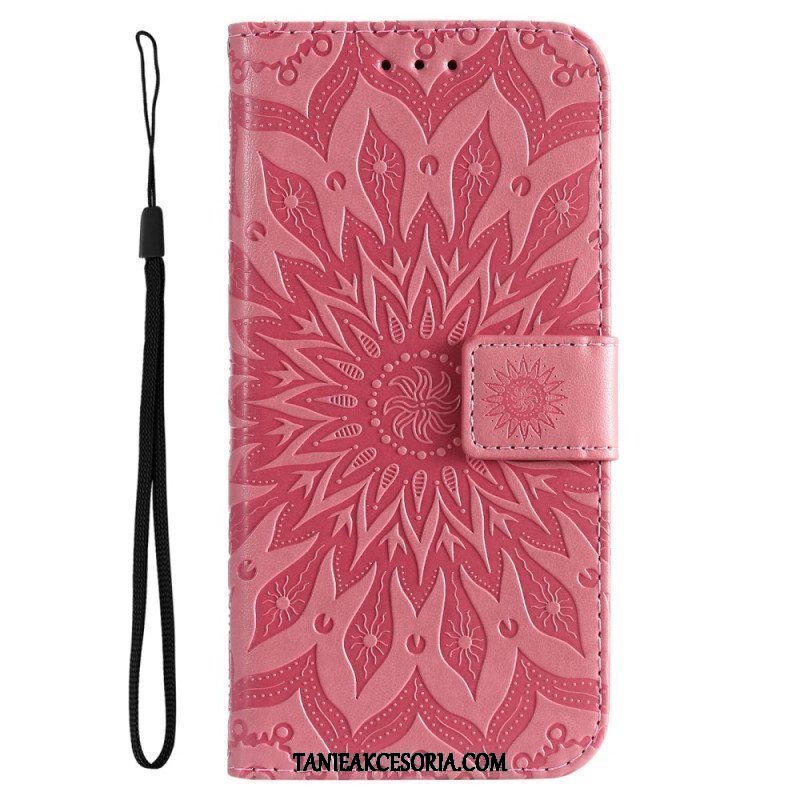 Etui Folio do Samsung Galaxy A14 / A14 5G Mandala Sun Ze Smyczą