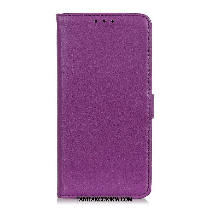 Etui Folio do Samsung Galaxy A52 4G / A52 5G / A52s 5G Tradycyjnie Liczi