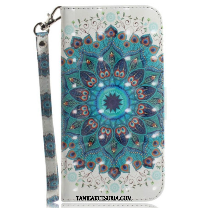 Etui Folio do Samsung Galaxy A54 5G z Łańcuch Paskowata Mandala