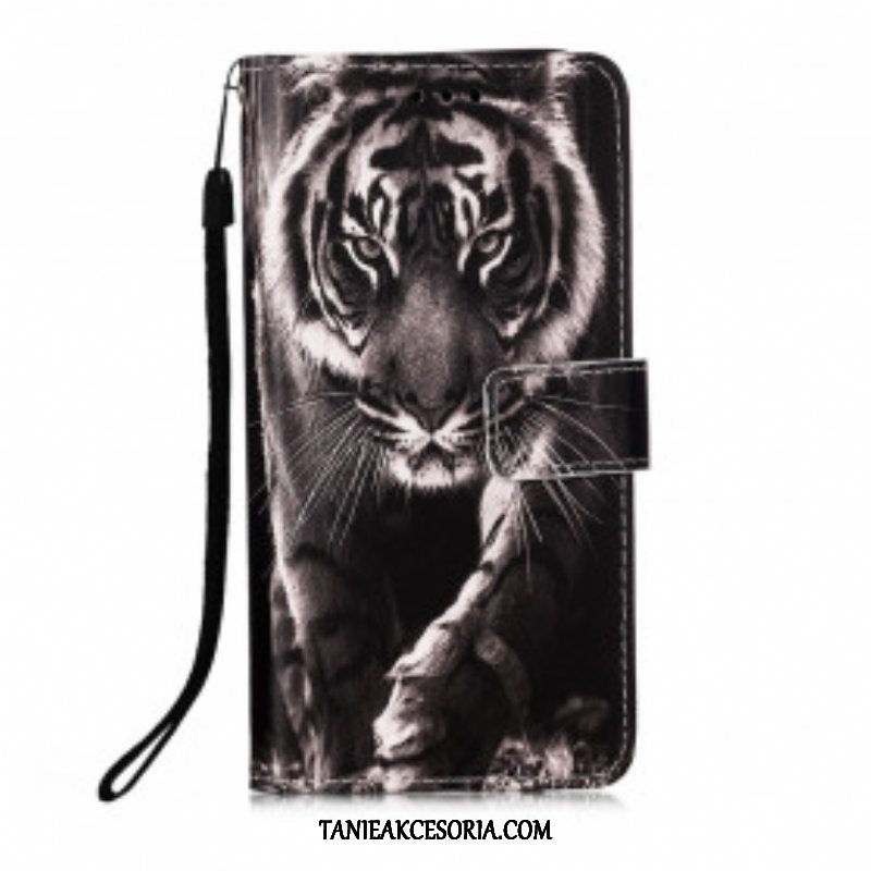 Etui Folio do Samsung Galaxy M12 / A12 Nocny Tygrys