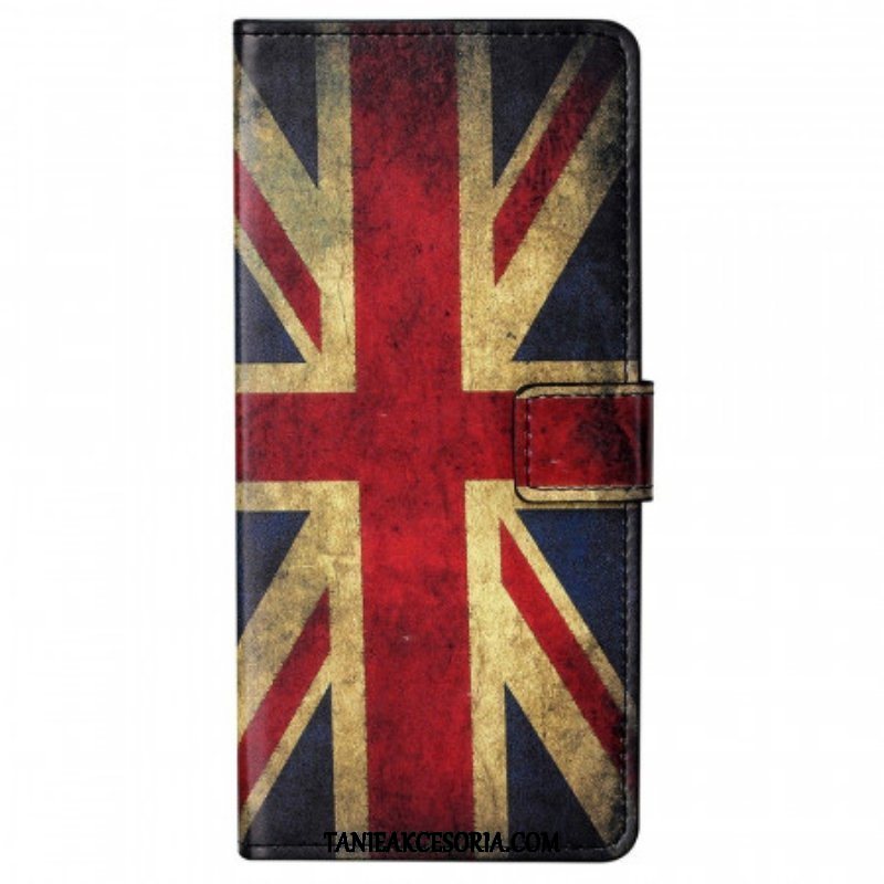 Etui Folio do Samsung Galaxy M23 5G Flaga Angielska