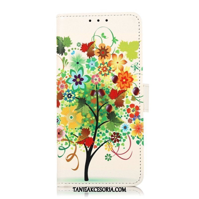 Etui Folio do Samsung Galaxy M23 5G Kwitnące Drzewo