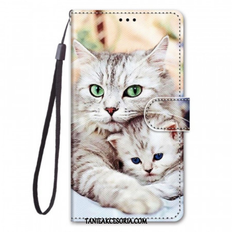 Etui Folio do Samsung Galaxy M23 5G Rodzina Kotów