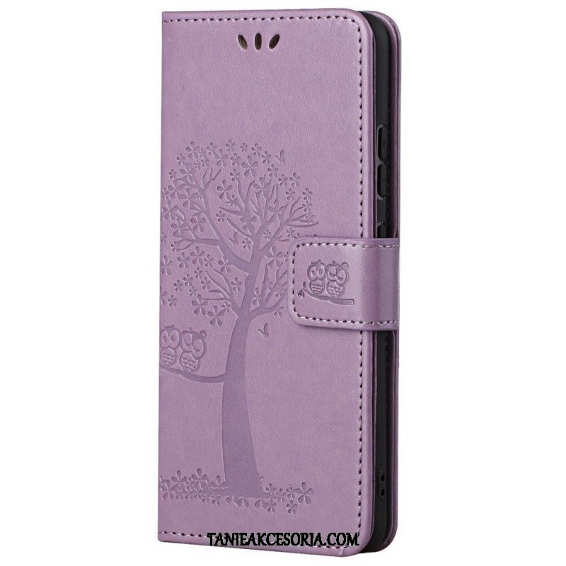 Etui Folio do Samsung Galaxy M23 5G Sowa Drzewo