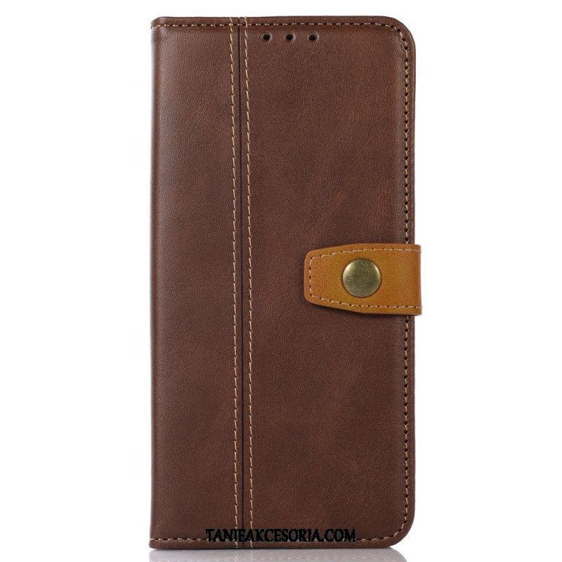 Etui Folio do Samsung Galaxy M23 5G Taśma Tapicerska