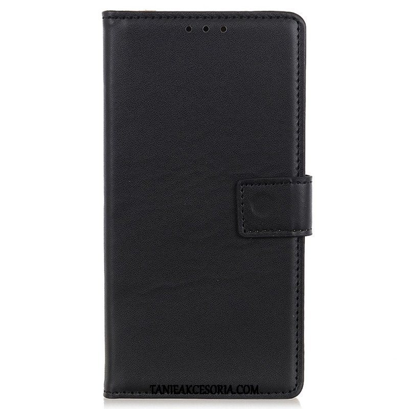 Etui Folio do Samsung Galaxy M52 5G Prosty Efekt Skóry