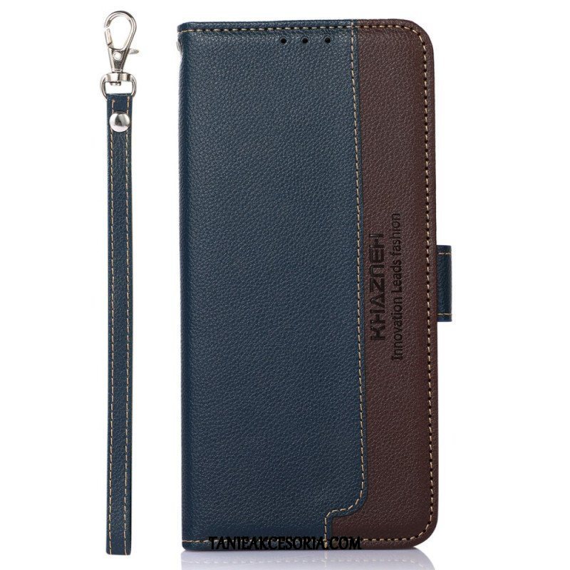 Etui Folio do Samsung Galaxy M52 5G Rfid Khazneh W Stylu Liczi