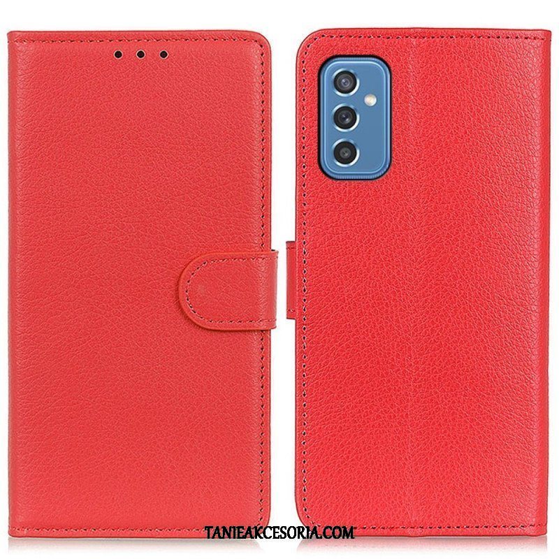 Etui Folio do Samsung Galaxy M52 5G Tekstura Liczi