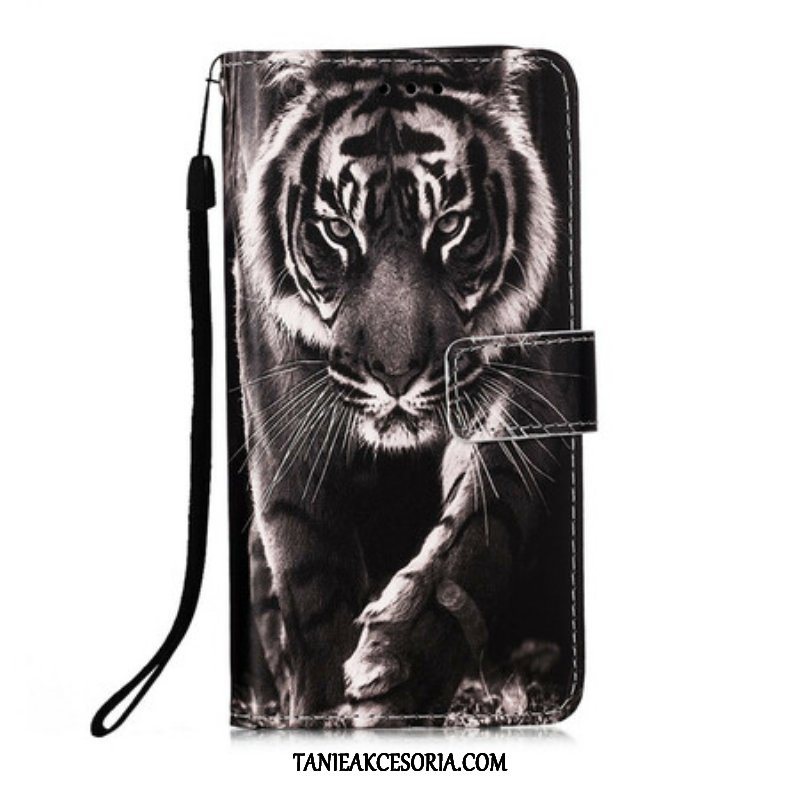 Etui Folio do Samsung Galaxy S21 5G Nocny Tygrys