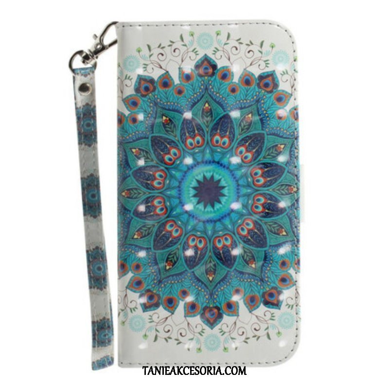 Etui Folio do Samsung Galaxy S21 FE z Łańcuch Mistrzowska Mandala Z Paskiem