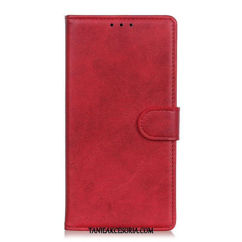 Etui Folio do Samsung Galaxy S21 Plus 5G Retro Matowy Efekt Skóry