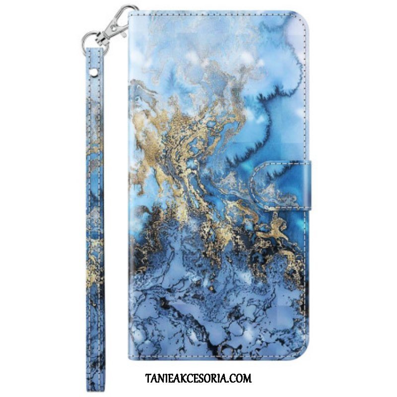 Etui Folio do Samsung Galaxy S23 Plus 5G z Łańcuch Pasek Art