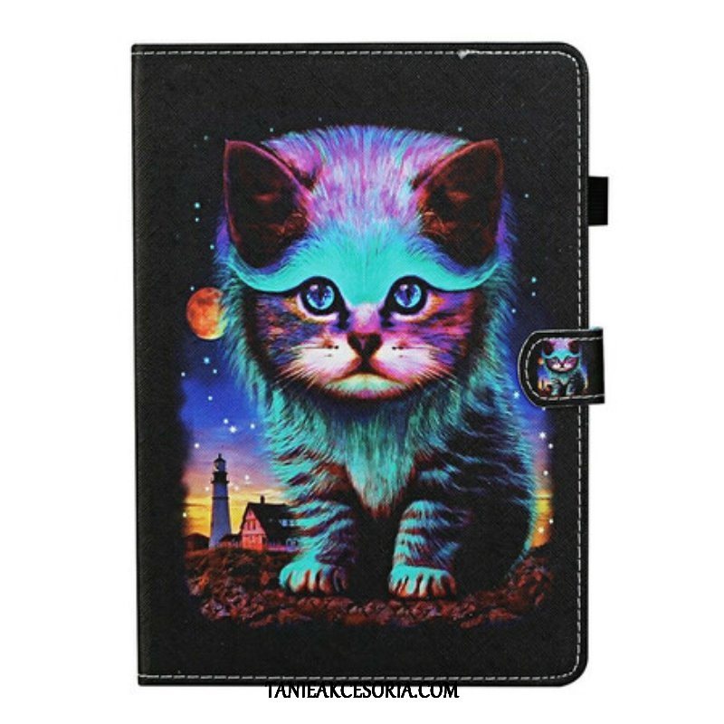 Etui Folio do Samsung Galaxy Tab S8 / Tab S7 Kot Elektryczny