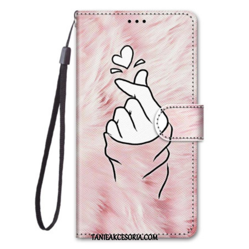 Etui Folio do Sony Xperia 1 IV Serce Palca