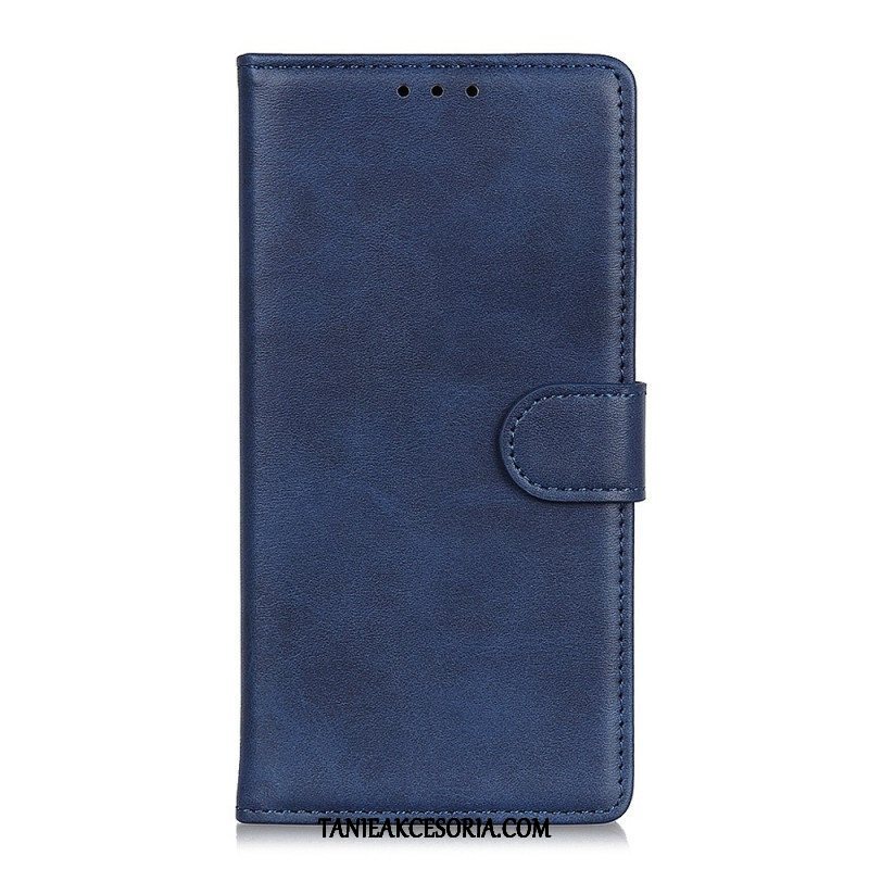 Etui Folio do Sony Xperia 5 IV Matowa Sztuczna Skóra