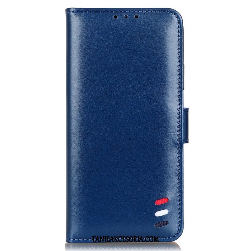 Etui Folio do Sony Xperia Pro-I Trójkolorowy Efekt Skóry