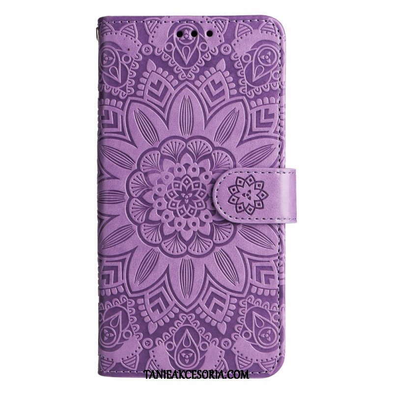 Etui Folio do Xiaomi 13 Mandala Sun Ze Smyczą