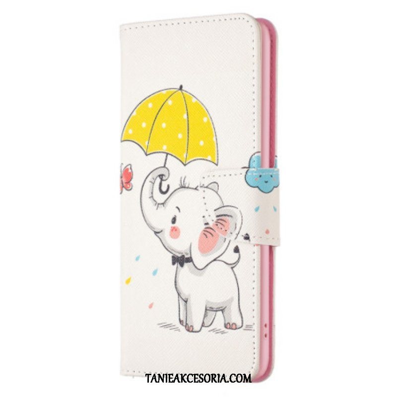 Etui Folio do Xiaomi 13 Słoń Parasol