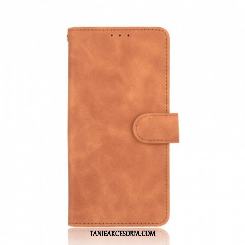 Etui Folio do Xiaomi Redmi Note 10 Pro Miękki W Dotyku Efekt Skóry