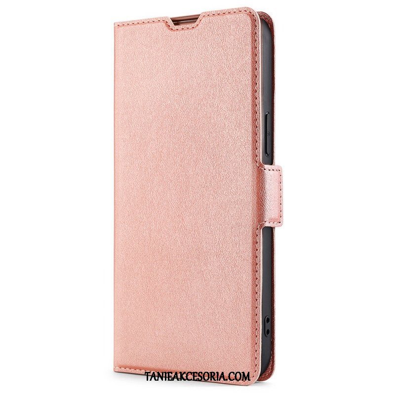 Etui Folio do Xiaomi Redmi Note 10 Pro Styl Z Bardzo Delikatnej Skóry