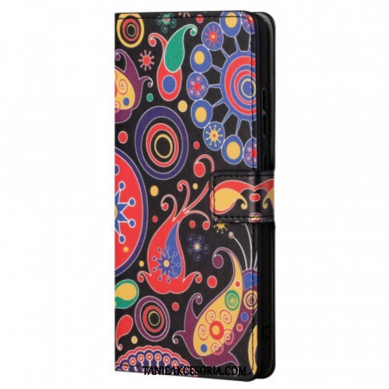 Etui Folio do Xiaomi Redmi Note 11 Pro / 11 Pro 5G Rysunki Galaktyk