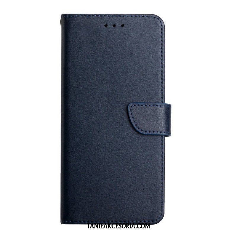 Etui Folio do Xiaomi Redmi Note 12 4G Prawdziwa Skóra Nappa