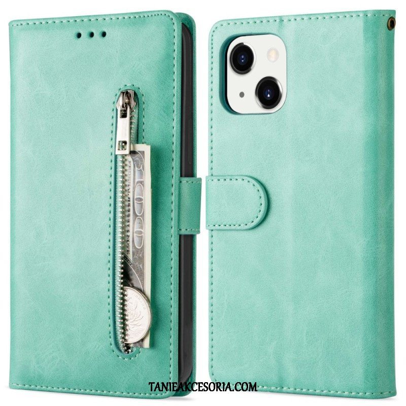 Etui Folio do iPhone 14 Plus Torebka Ze Smyczą