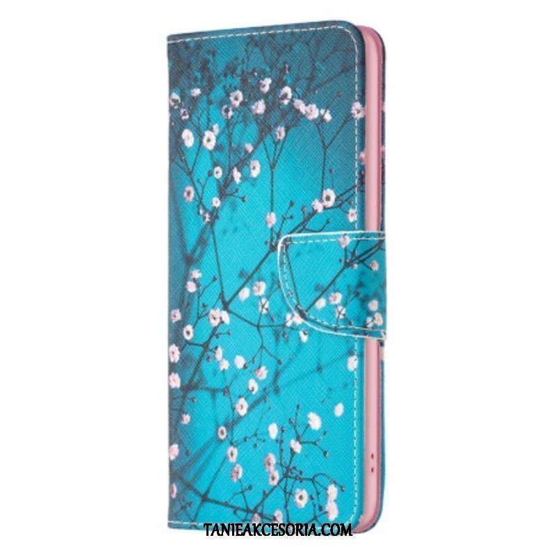 Etui Folio do iPhone 15 Kwitnące Gałęzie