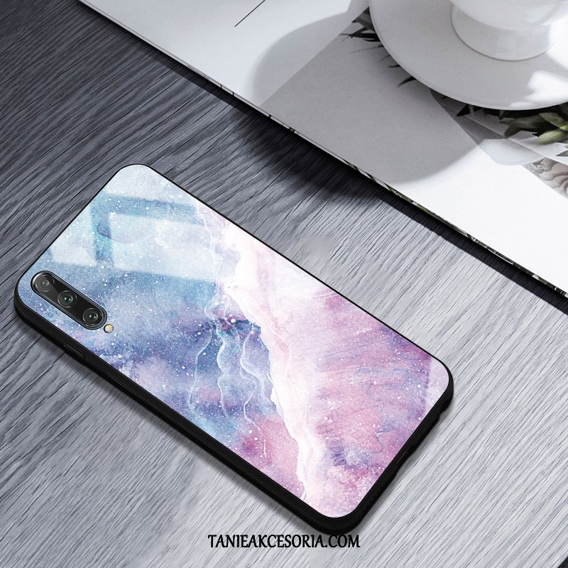 Etui Honor 9x Pro Duży Różowe Silikonowe, Obudowa Honor 9x Pro Szkło Ochraniacz Czerwony Netto