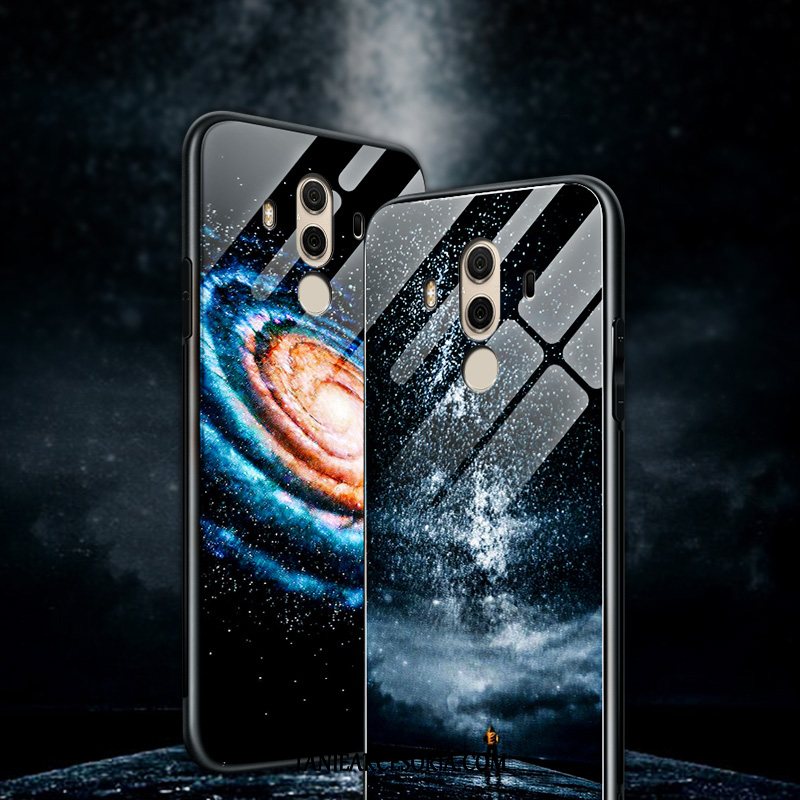 Etui Huawei Mate 10 Pro Telefon Komórkowy Lustro Szkło, Futerał Huawei Mate 10 Pro Niebieski Szkło Hartowane Anti-fall