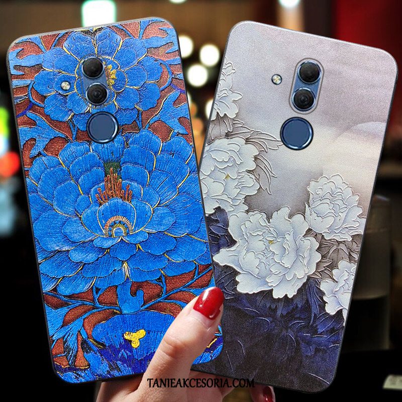 Etui Huawei Mate 20 Lite Niebieski Chiński Styl Silikonowe, Pokrowce Huawei Mate 20 Lite Tendencja Telefon Komórkowy Modna Marka