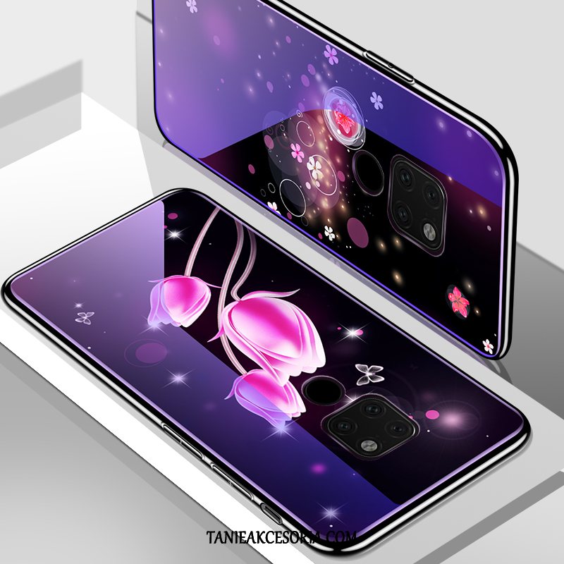 Etui Huawei Mate 20 Purpurowy Anti-fall Telefon Komórkowy, Pokrowce Huawei Mate 20 Ochraniacz Szkło