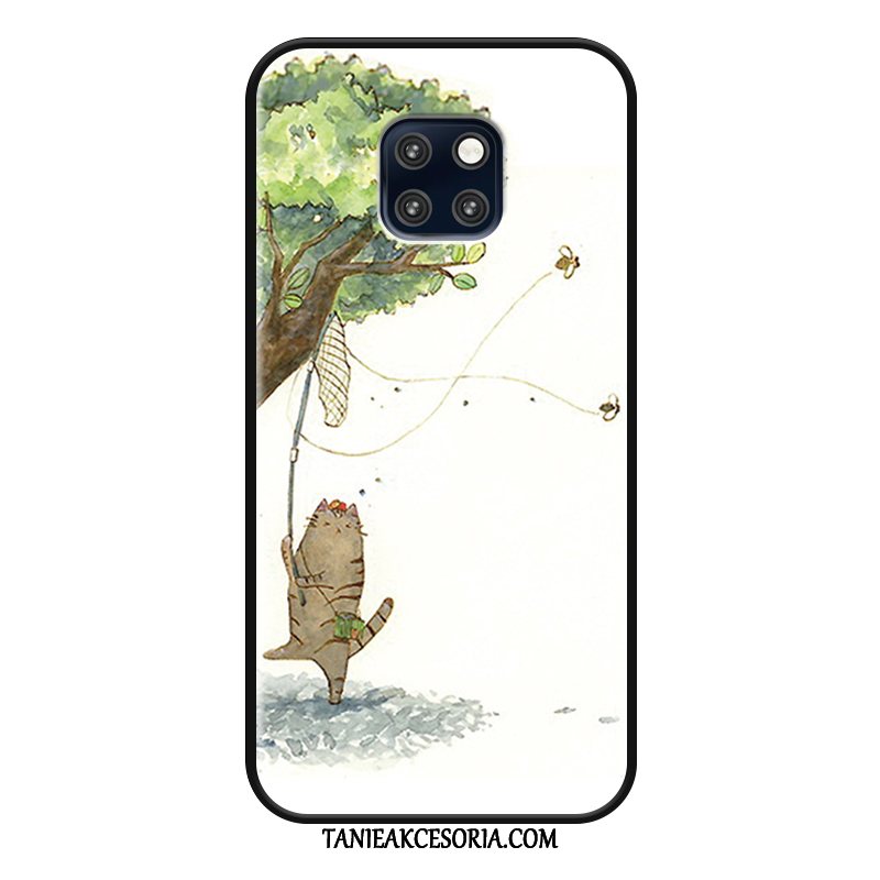 Etui Huawei Mate 20 Rs Piękny Zielony Kreskówka, Obudowa Huawei Mate 20 Rs Kalmary Ochraniacz Kotek