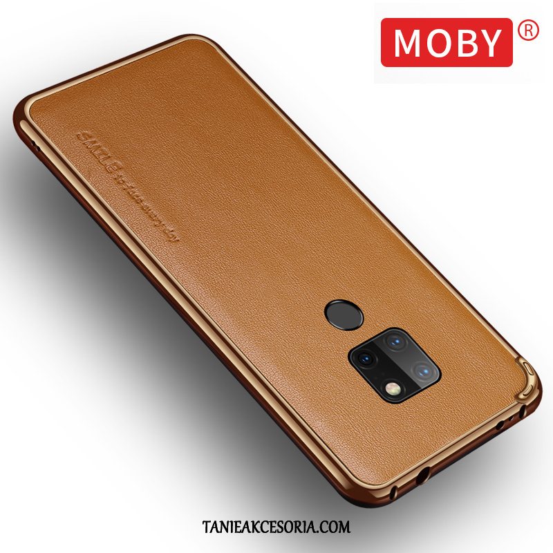 Etui Huawei Mate 20 X Modna Marka Granica Metal, Obudowa Huawei Mate 20 X Wysoki Koniec All Inclusive Luksusowy Braun